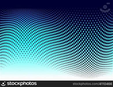 Abstract ocean wave background in blue with copy space