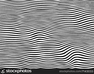 Abstract of black stripe line crosswalk pattern background, vector eps10