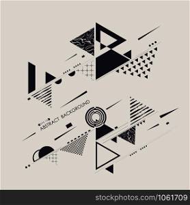 Abstract of blue memphis geometric modern pattern background, vector eps10