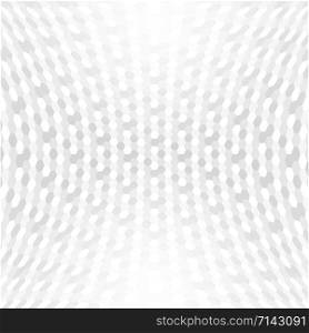 Abstract of circle simple gray white polygonal pattern background, vector eps10