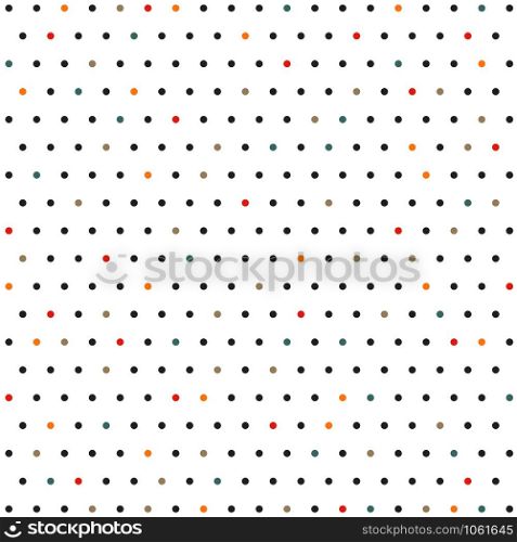 Abstract of color minimal dot pattern background, vector eps10