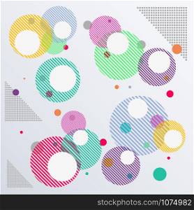 Abstract of colorful geometric pattern background, vector eps10