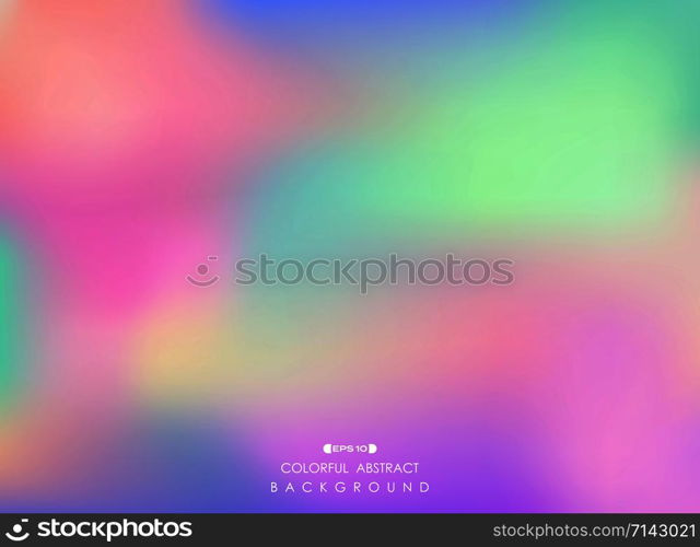 Abstract of colorful gradient background, vector eps10
