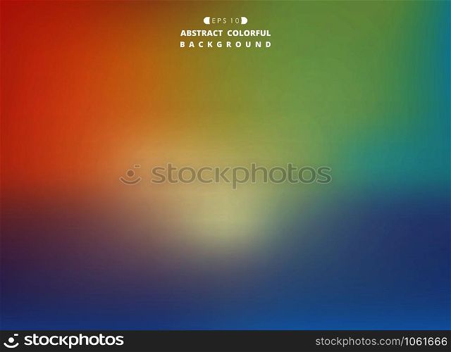 Abstract of colorful gradient mesh background, vector eps10