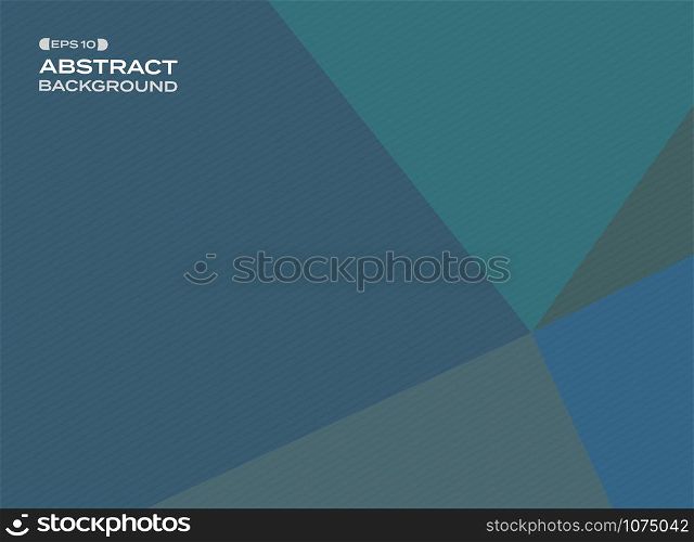 Abstract of flat simple blue color pattern background, vector eps10