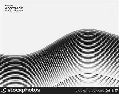 Abstract of free gray line pattern background, vector eps10