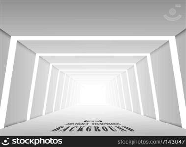 Abstract of futuristic gradient gray place perspective background, vector eps10