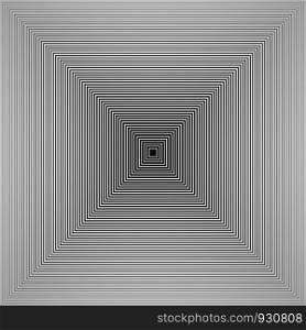 Abstract of futuristic simple design black and white pyramid square pattern background. vector eps10