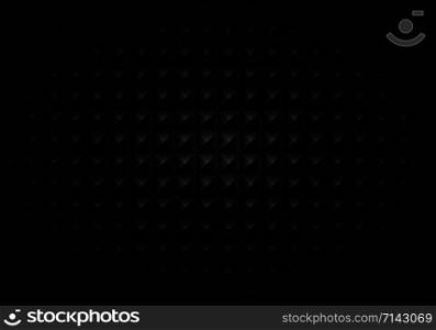 Abstract of gradient black square geometric pattern background, vector eps10