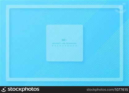 Abstract of gradient blue minimal design decoration background. Use for poster, template design, ad, artwork. illustration vector eps10