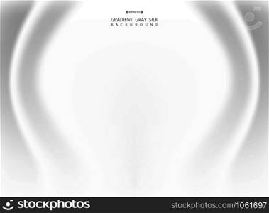 Abstract of gradient white gray silk background. vector eps10