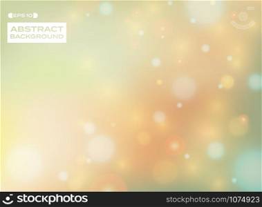 Abstract of mesh gradient colorful color with bokeh, vector eps10