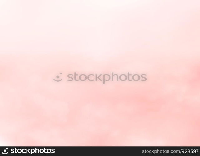 Abstract of pink living coral color sky background, vector eps10