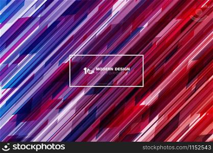 Abstract of technology colorful in magenta tone background design of square pattern. Decorate for poster, ad, artwork, template. illustration vector eps10