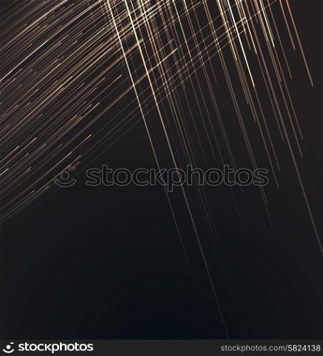 Abstract Optical Fibers. Abstract Background Fiber Optic Trace Signal - vector