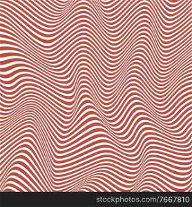 Abstract optical illusion pattern of wavy lines. Vector illustration .. Abstract optical illusion pattern of wavy lines. 
