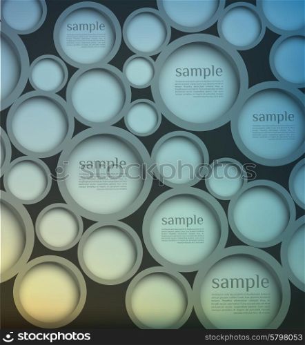 abstract options on blur background,can be used for website, info-graphics, number banner
