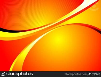 Abstract orange and yellow background with copy space