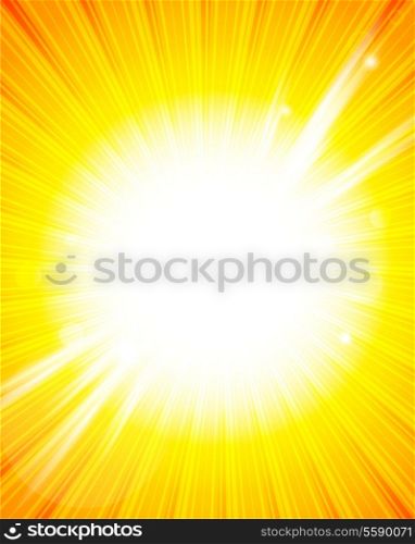 Abstract orange bright background