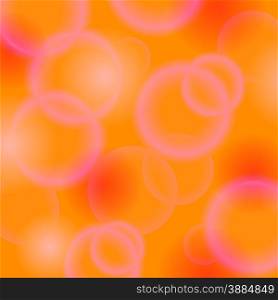 Abstract Orange Bubble Background. Orange Blurred Texture.. Bubble Background
