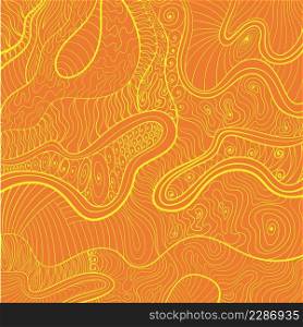 Abstract orange creative background. Vector illustration.