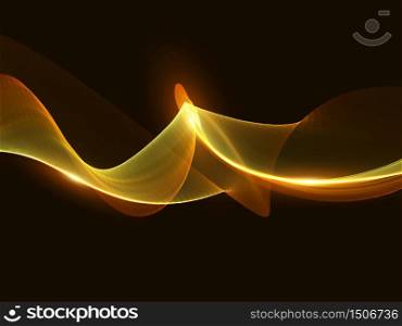 Abstract orange flame vector mesh on dark background. Futuristic technology style. Elegant background for business presentations. Flying debris. eps10