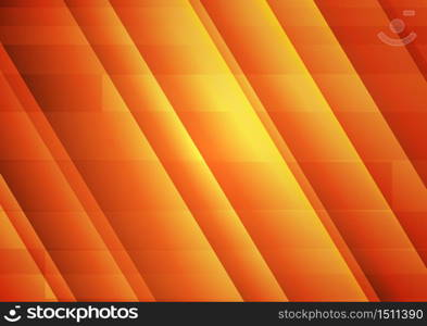 Abstract orange gradient diagonal background. You can use for ad, poster, template, business presentation. Vector illustration