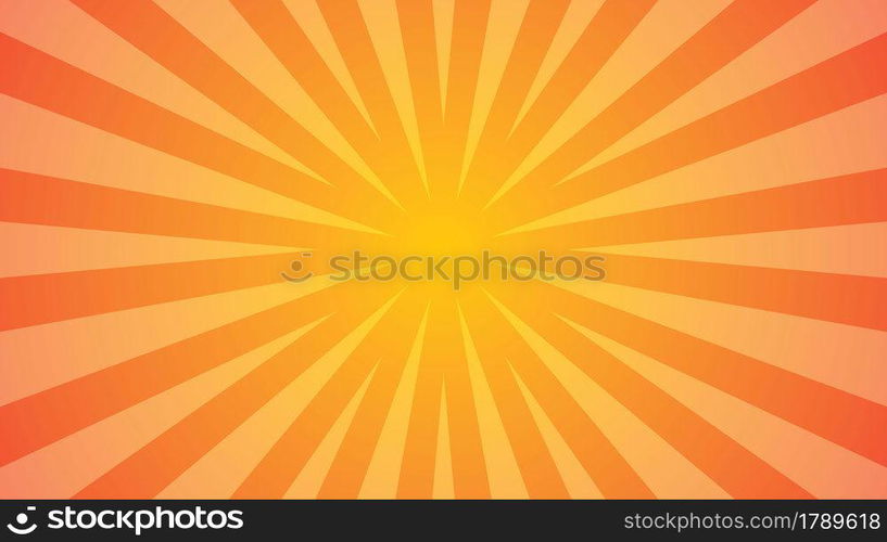 abstract orange light background vector