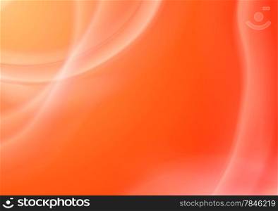 Abstract orange vector background with blurred lines