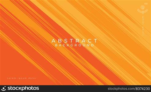Abstract Orange Watercolor Brush Strokes Background