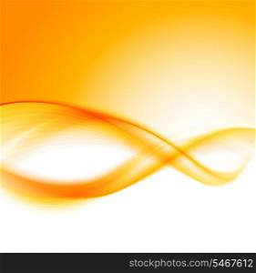 Abstract orange wavy background