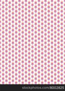 Abstract overlay polka dot seamless background