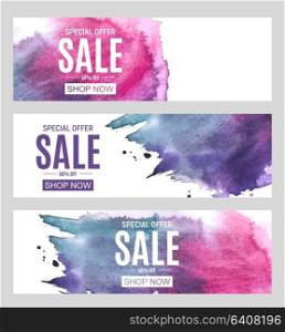 Abstract Paint Hand Drawn Watercolor Background Vector Illustration EPS10. Abstract Paint Hand Drawn Watercolor Background Vector Illustration