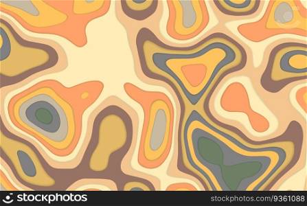 Abstract paper cut colorful stripe line wavy pattern background. Simple design for multi-layers template. illustration
