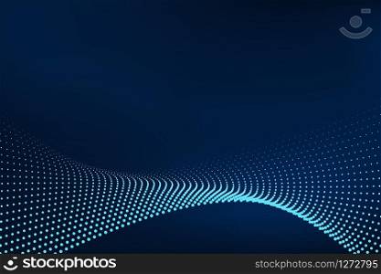 Abstract particle blue template design artwork background. Decorate for ad, poster, artwork, template design, ad. illustration vector eps10