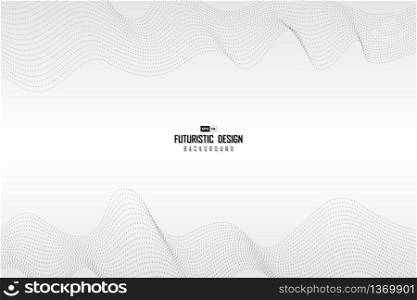 Abstract particles dots technology design pattern artwork design background. Use for ad, poster, artwork, template design, copy space of text. illustration vector eps10