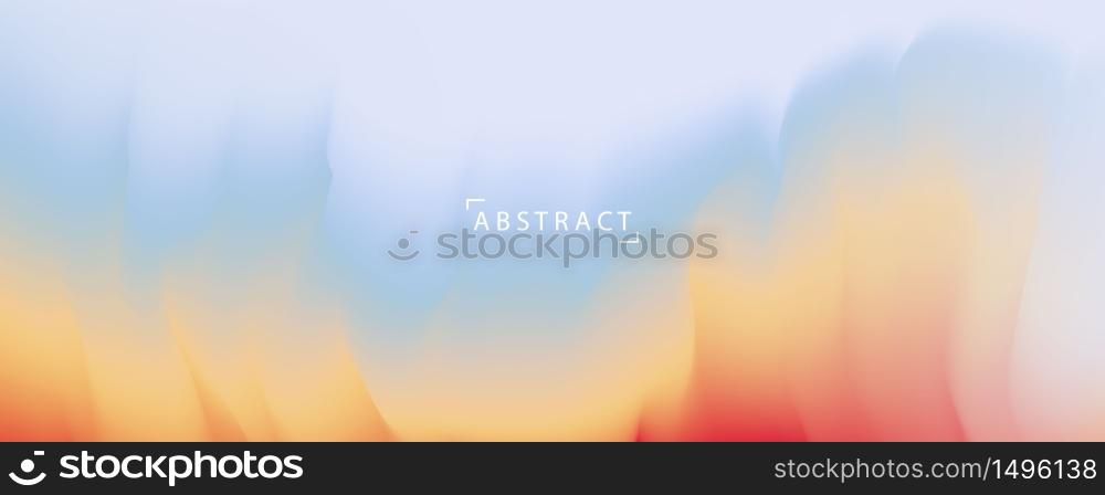 Abstract Pastel blue red gradient background Ecology concept for your graphic design,