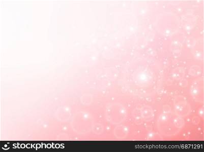 Abstract pastel color pink background with sparkle for valentine&rsquo;s day, Vector Illustration,