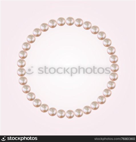 Abstract pastel frame of pearls background. Vector Illustration EPS10. Abstract pastel frame of pearls background. Vector Illustration