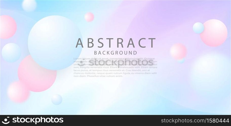 Abstract Pastel pink blue gradient background Ecology concept for your graphic design,