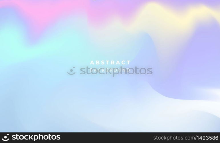 Abstract Pastel rainbow gradient background Ecology concept for your graphic design,