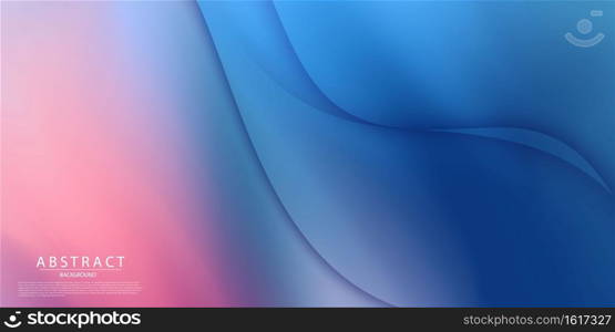 Abstract Pastel wave gradient concept for your graphic design, background or wallpaper