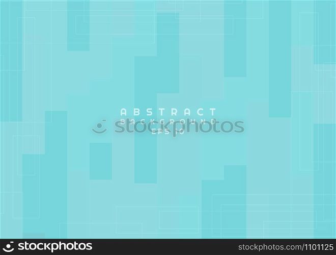 Abstract pattern art design background color blue bright line corner element. vector illustration
