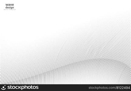 Abstract Pattern background, vector template for your ideas, monochromatic lines texture, waved lines texture. Technology wallpaper.
