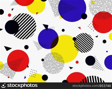 Abstract pattern geometric simple colorful shape design. You can use for ad, poster, artwork, geometrical modern design, cover page. vector eps10