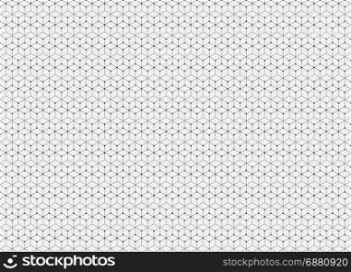 Abstract pattern. Hexagon repeating geometric background and filled triangles in nodes. Modern stylish texture. Trendy hipster geometry. Vector illustration
