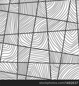 Abstract pattern in the zentangle style for wide application in the decoration and decoration of textiles, fabrics, packaging, for texture and embossing.