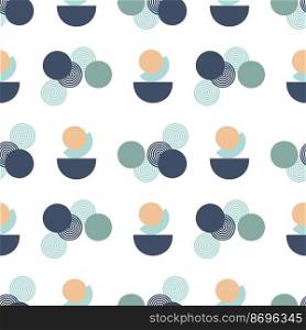 abstract pattern of geometric shapes circles semicircles winter colors for decorating winter packaging posters. abstract pattern of geometric shapes winter colors