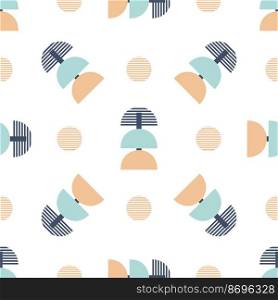 abstract pattern of geometric shapes semicircles circles for winter packaging blue blue pink. abstract pattern of geometric shapes winter colors