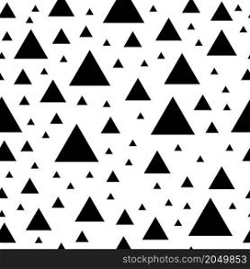 Abstract pattern. Triangle geometric design seamless pattern. Vector illustration